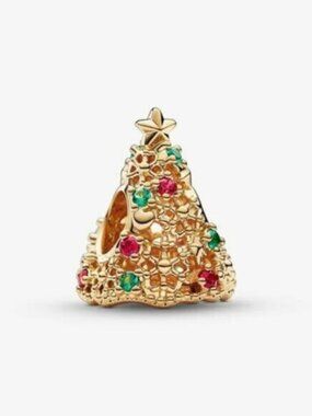 Pandora Glitter Christmas Tree Charm